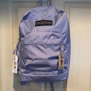 Jansport Cross Town Plus Lavender Ash Backpack, New!